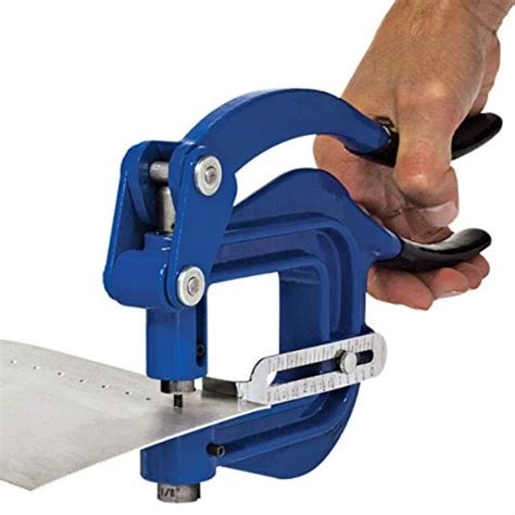 hole punch for sheet metal|handheld sheet metal hole punch.